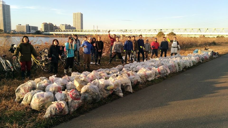 Arakawa Clean Up (Funabori) Feb. 2, 2020