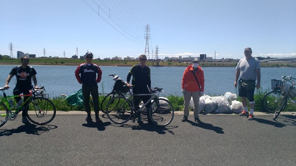 Edogawa river clean up (Barakinakayama) April 19, 2020