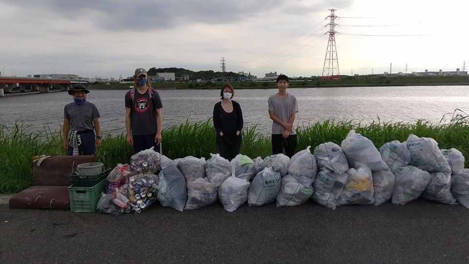 Edogawa River Clean Up  (Barakinakayama) June 20, 2020