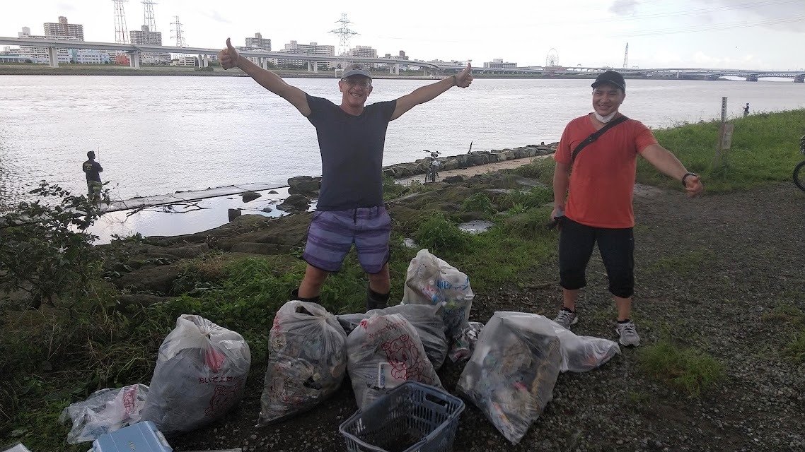 Arakawa River Clean Up (Minami-Sunamachi) July 26, 2020