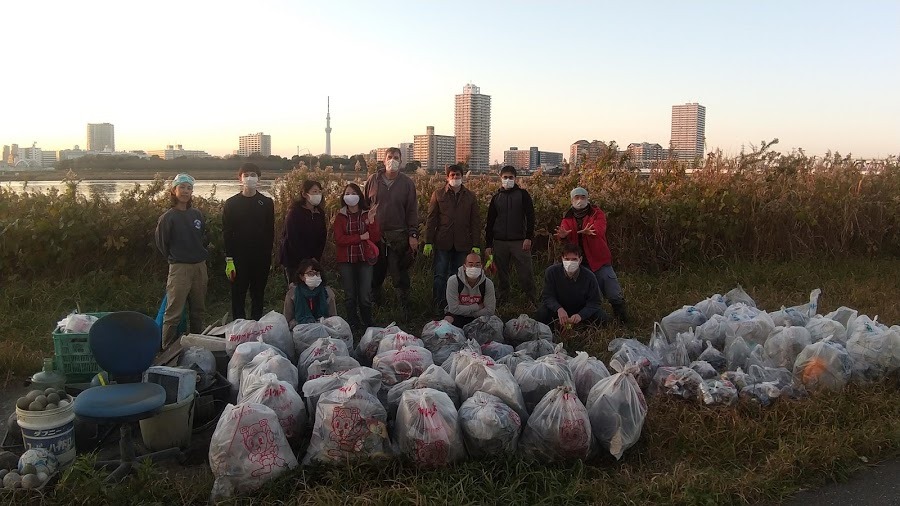 Arakawa River Clean Up Dec 6, 2020