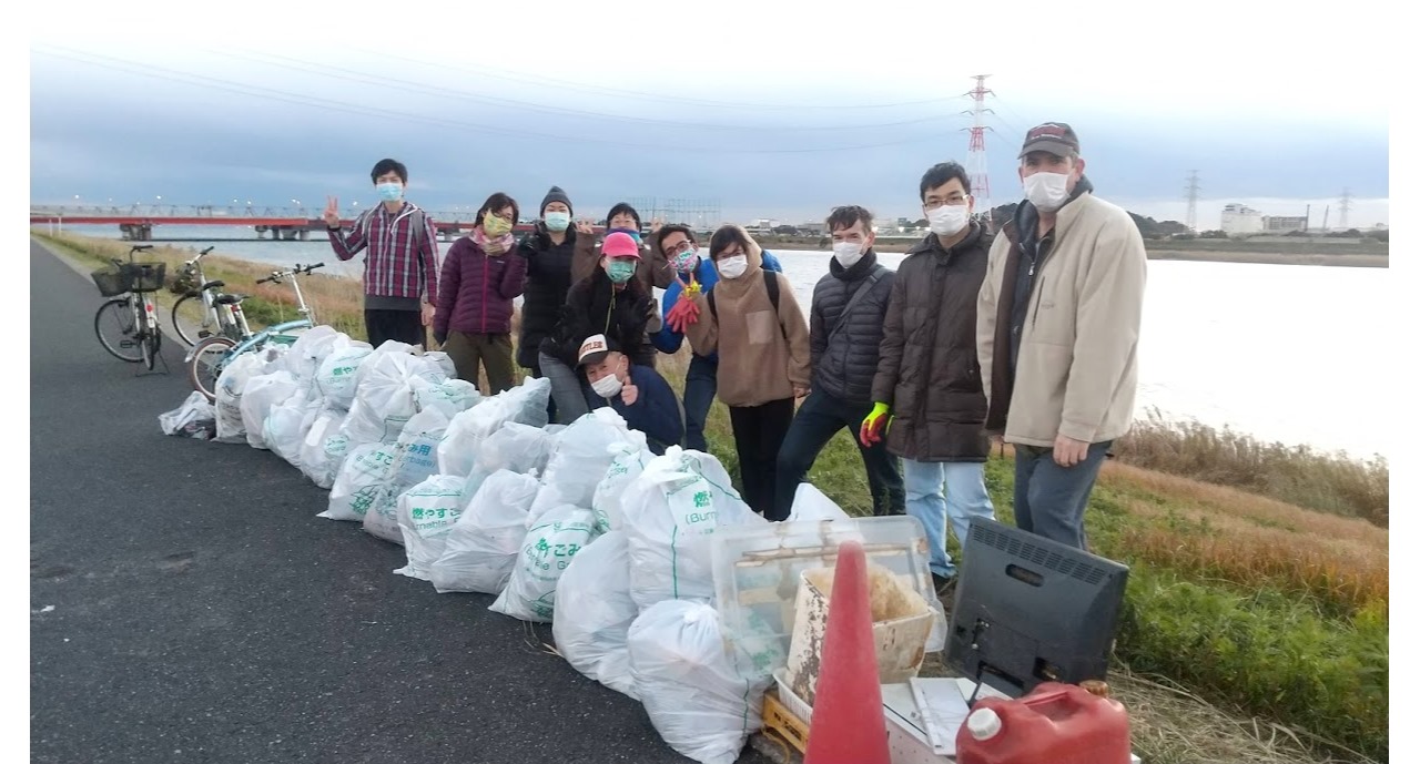 Edogawa River Clean Up Dec 19, 2020