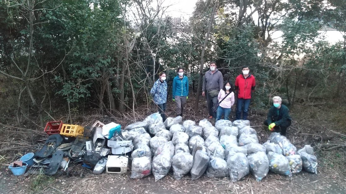 Tamagawa River Clean Up Dec 27, 2020