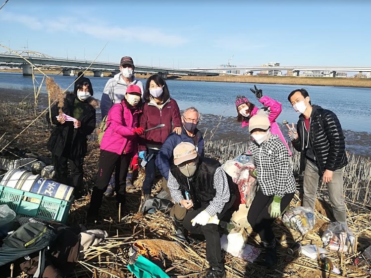 Arakawa River Clean Up (Yahiro) Jan 3, 2021