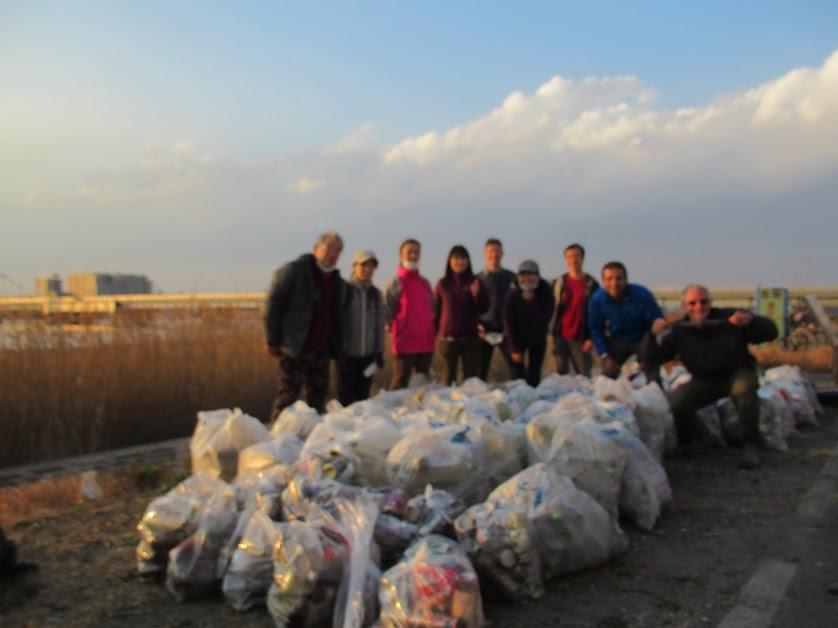 Arakawa River Clean Up Feb 7, 2021