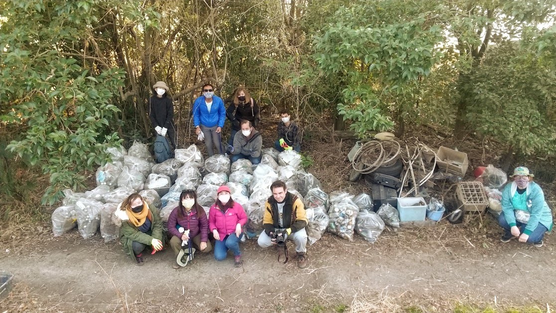 Tamagawa River Clean Up Feb 28, 2021