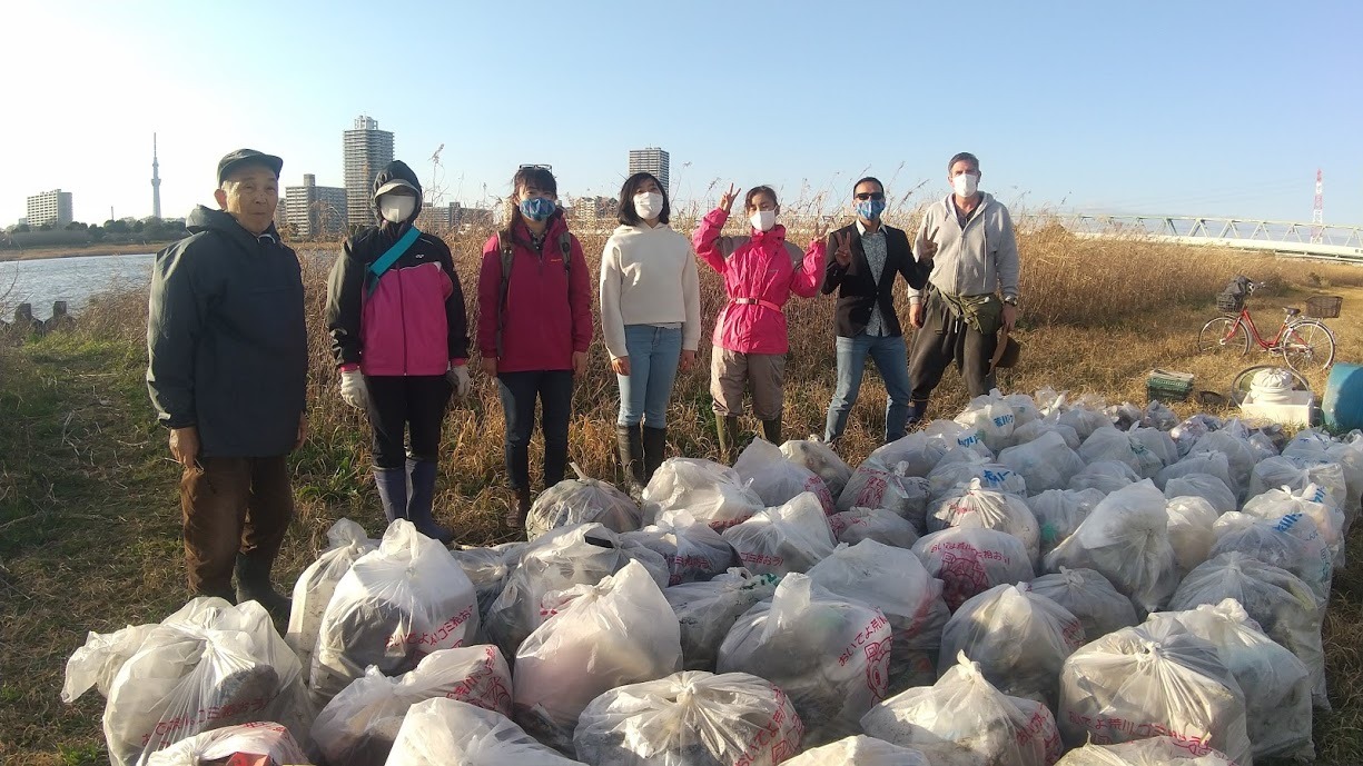 Arakawa River Clean Up Mar 14, 2021