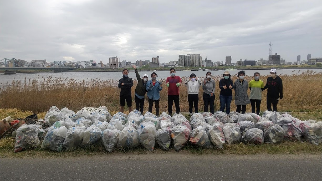 Arakawa River Clean Up Apr 4, 2021