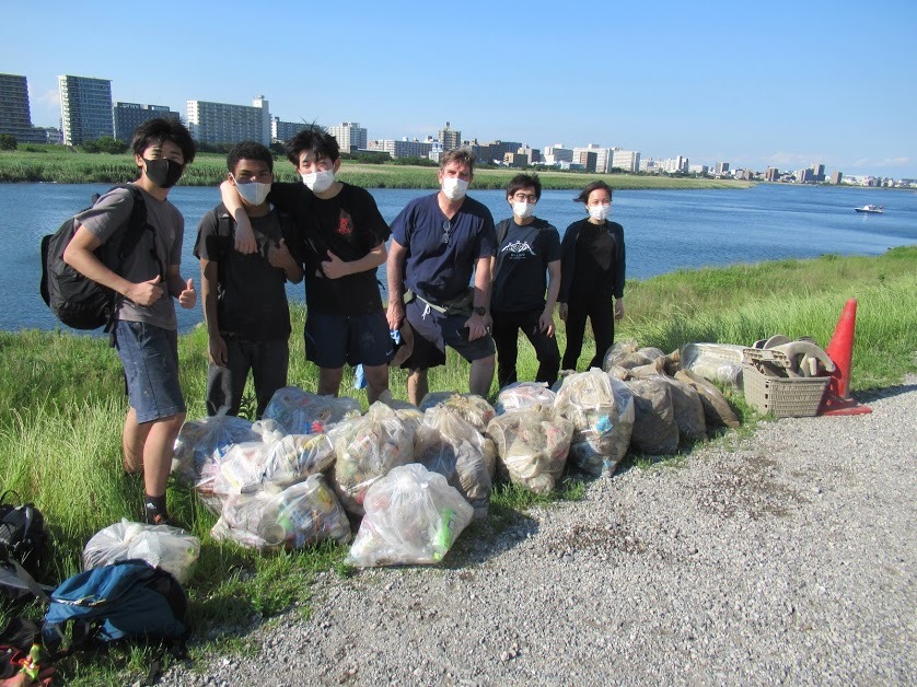 Tamagawa River Clean Up May 25, 2021