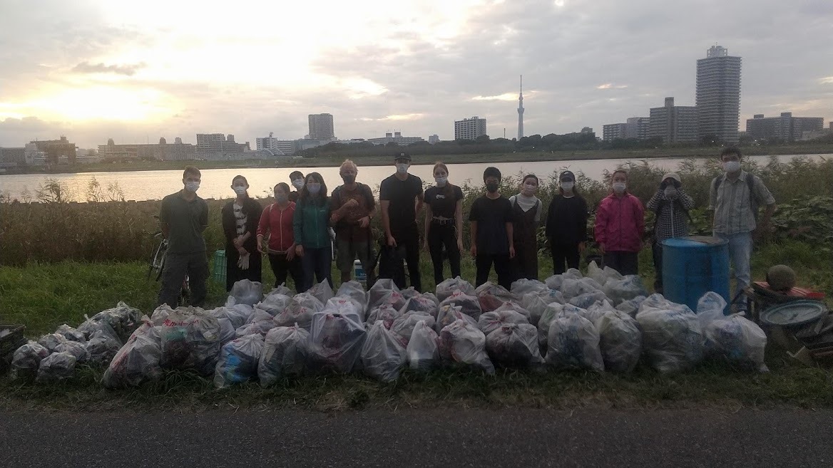 Arakawa River Clean Up September 26, 2021