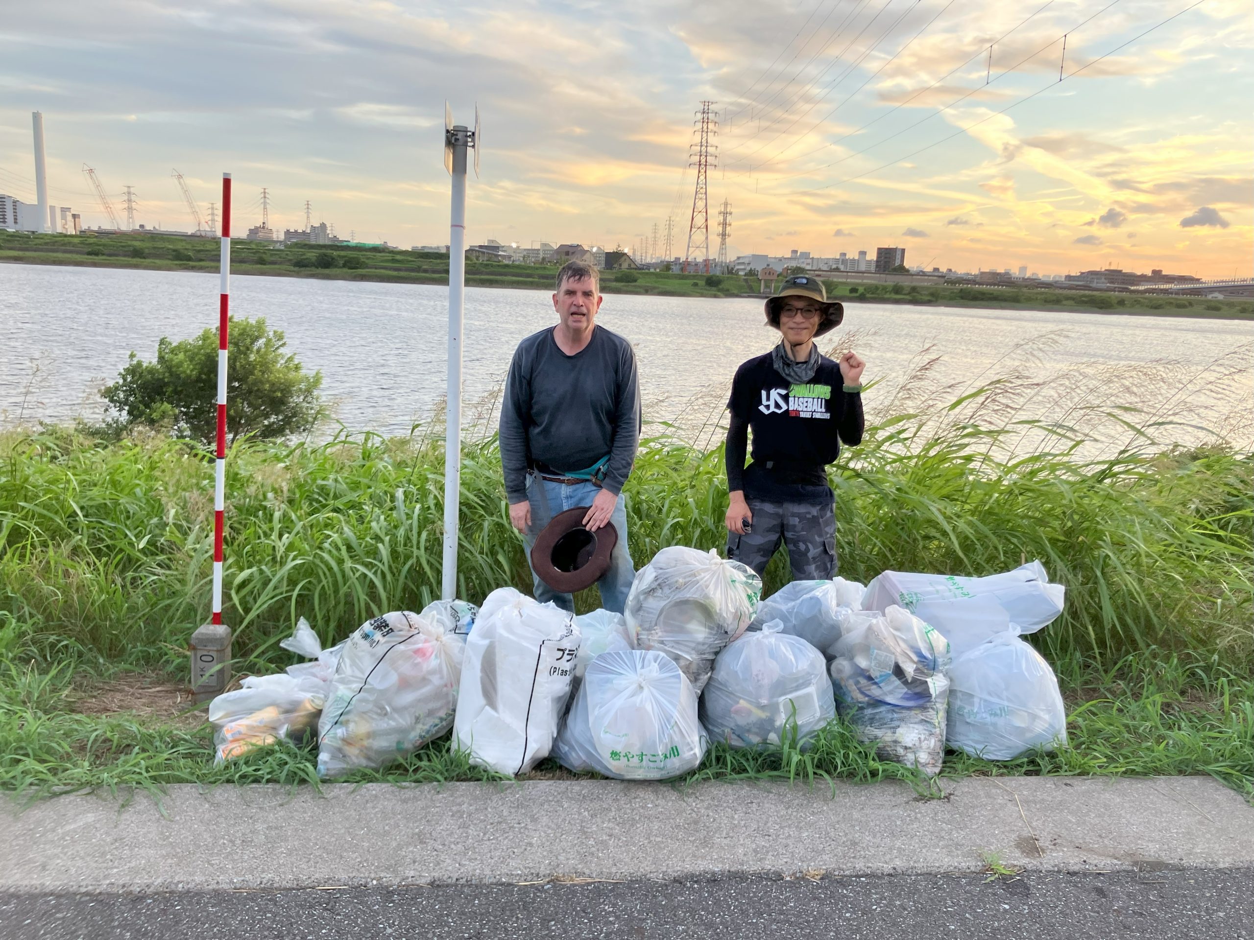 Edogawa River clean up Jul 19, 2025