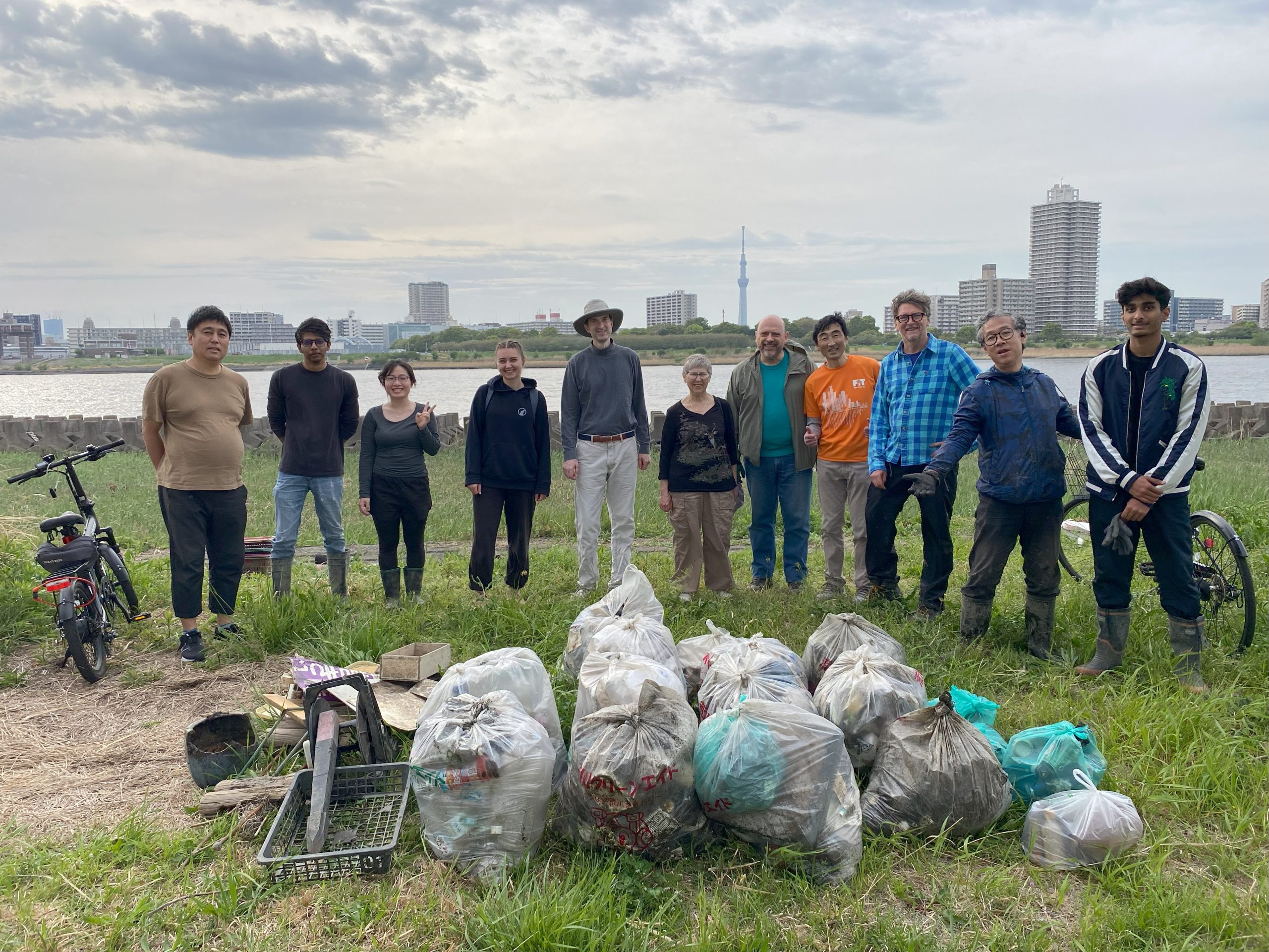 Arakawa River clean up Apr 20, 2025