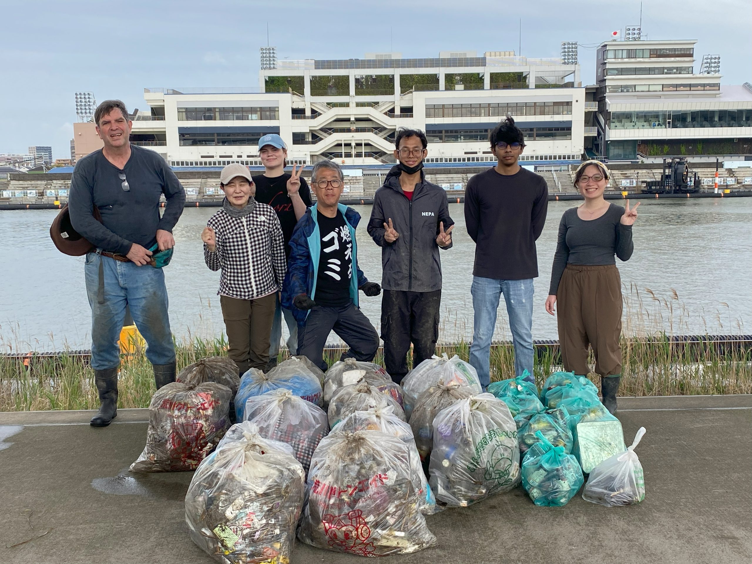 Arakawa River clean up May 10, 2025