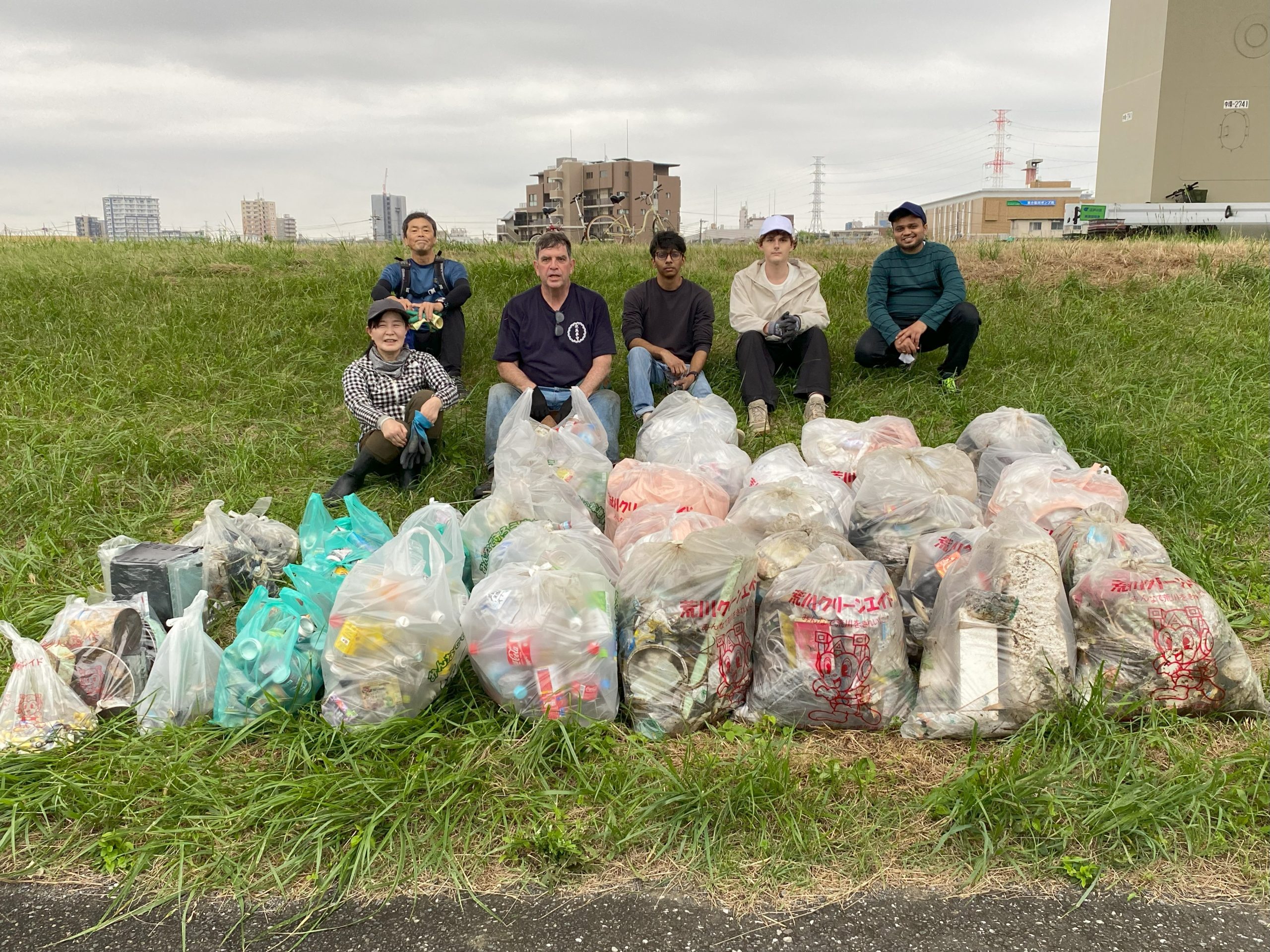 Arakawa River clean up Jun 14, 2025