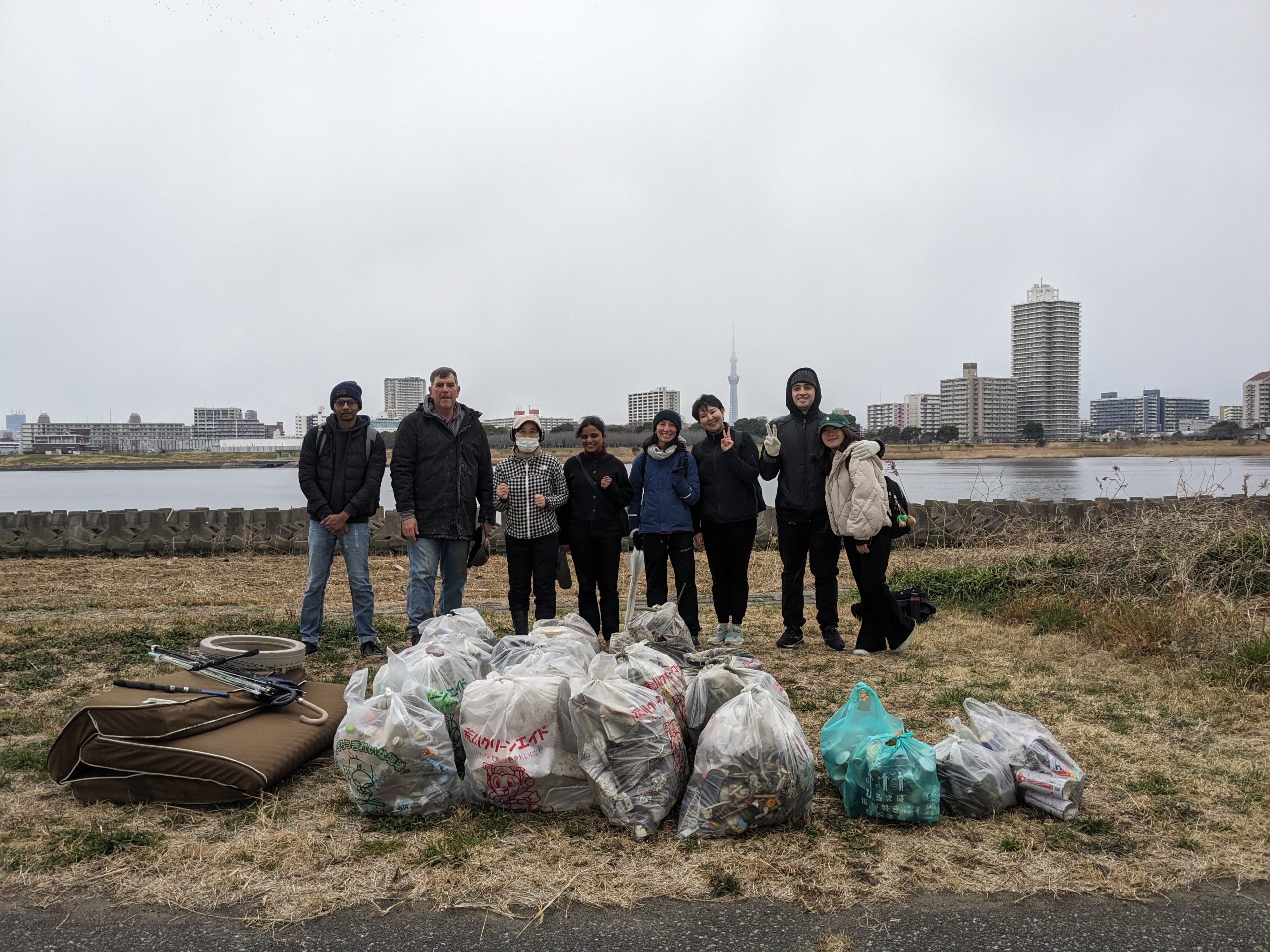 Arakawa River clean up Mar 08, 2025