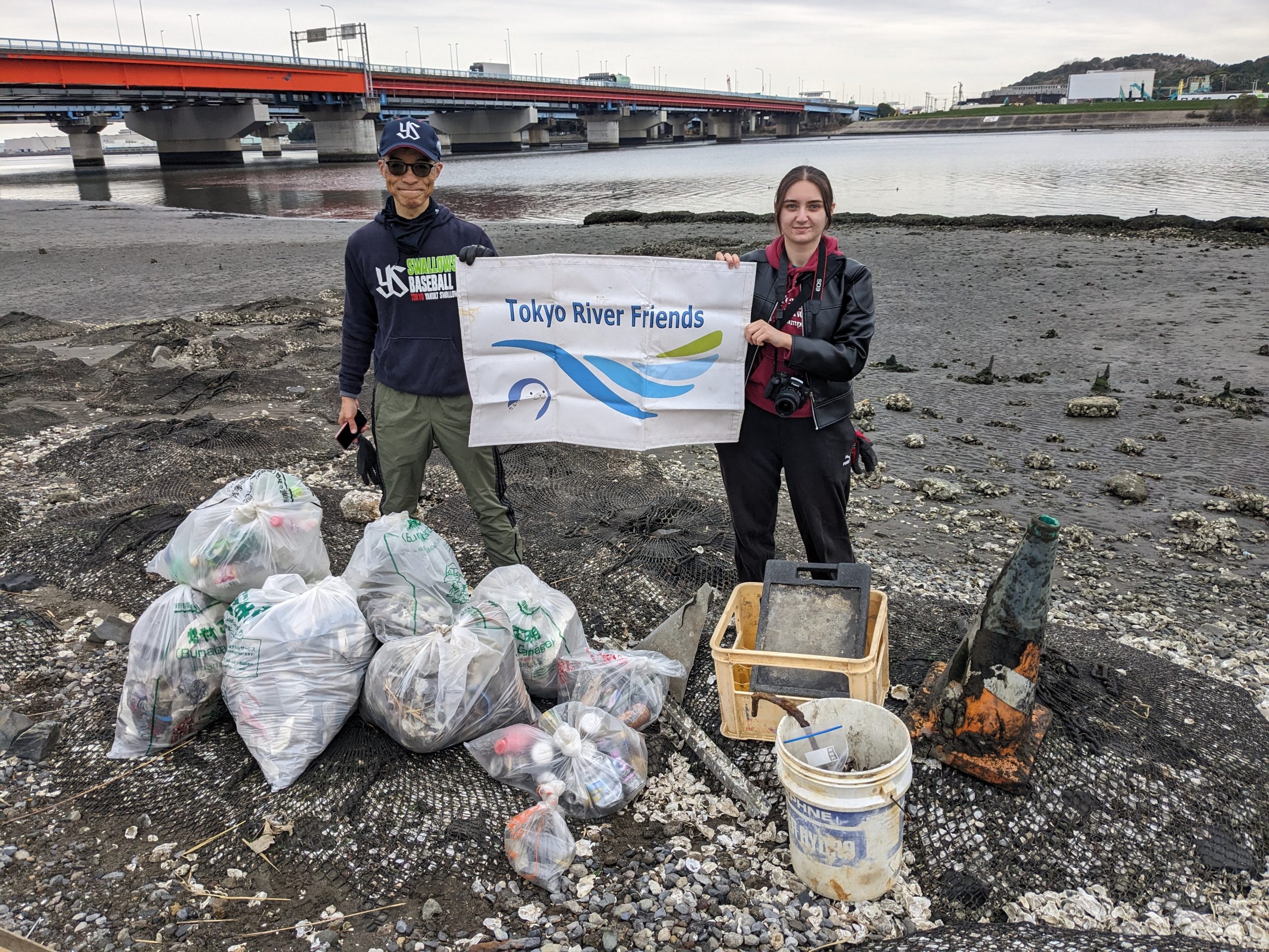 Edogawa River clean up Mar 15, 2025