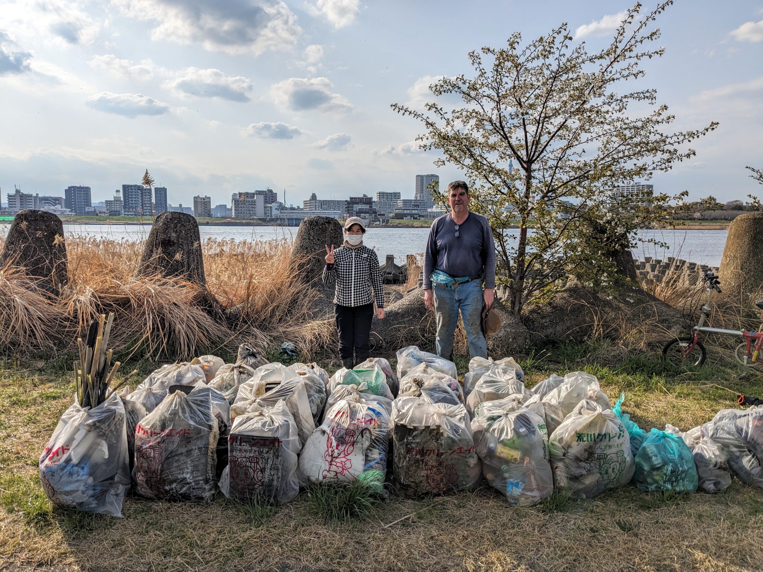 Arakawa River clean up Mar 30, 2025