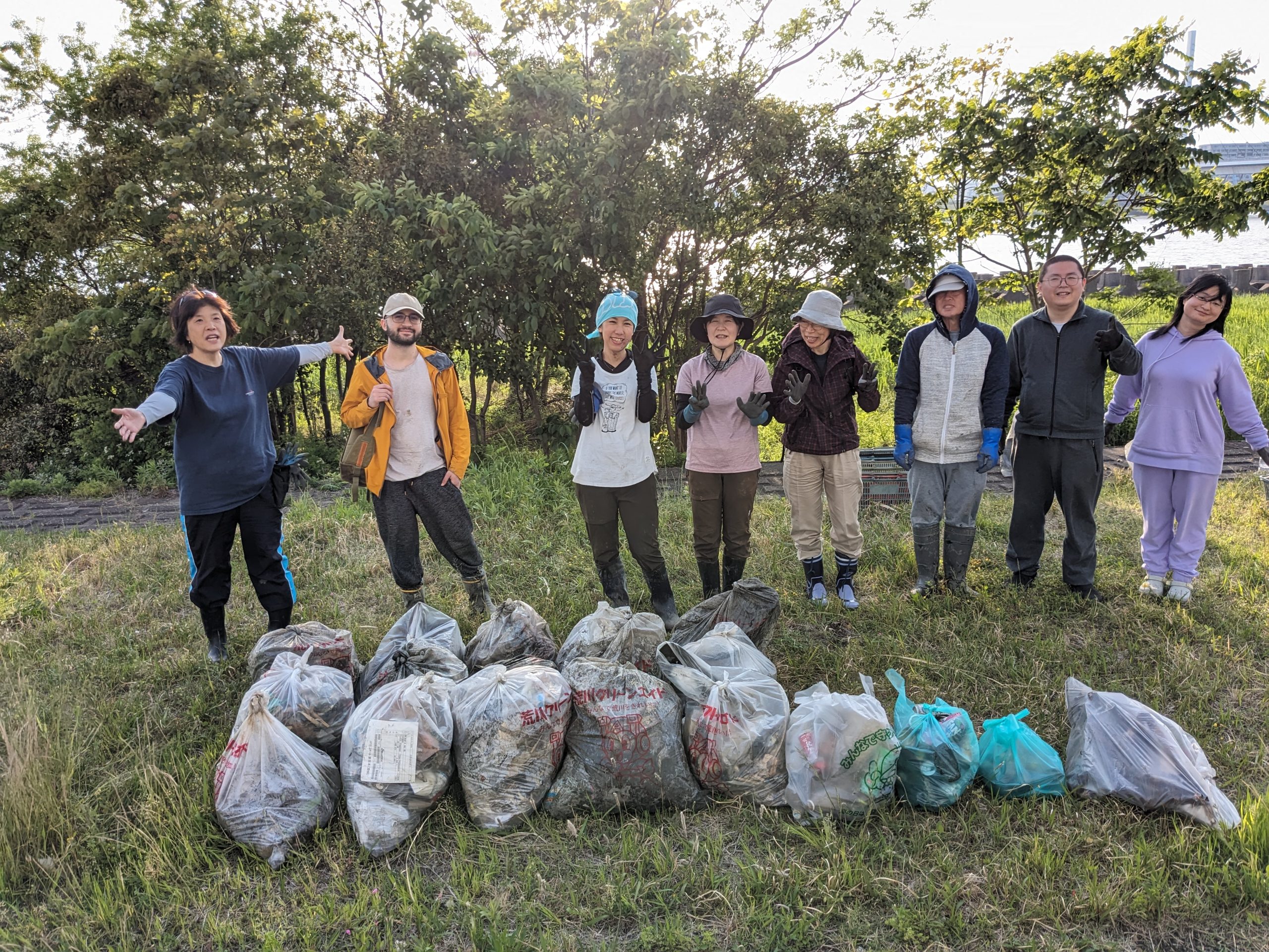 Arakawa River clean up May 04, 2025