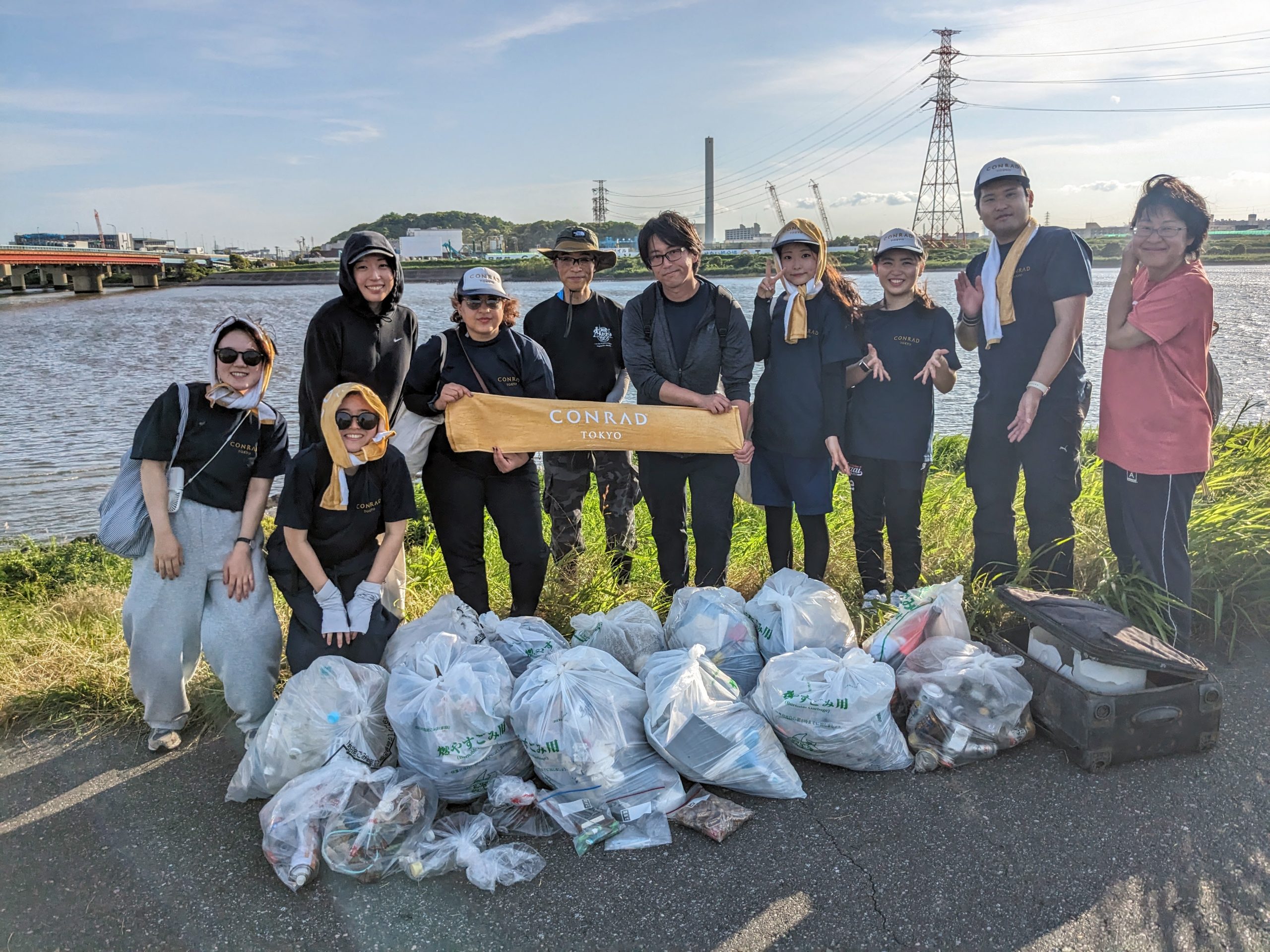 Edogawa River clean up Jun 21, 2025