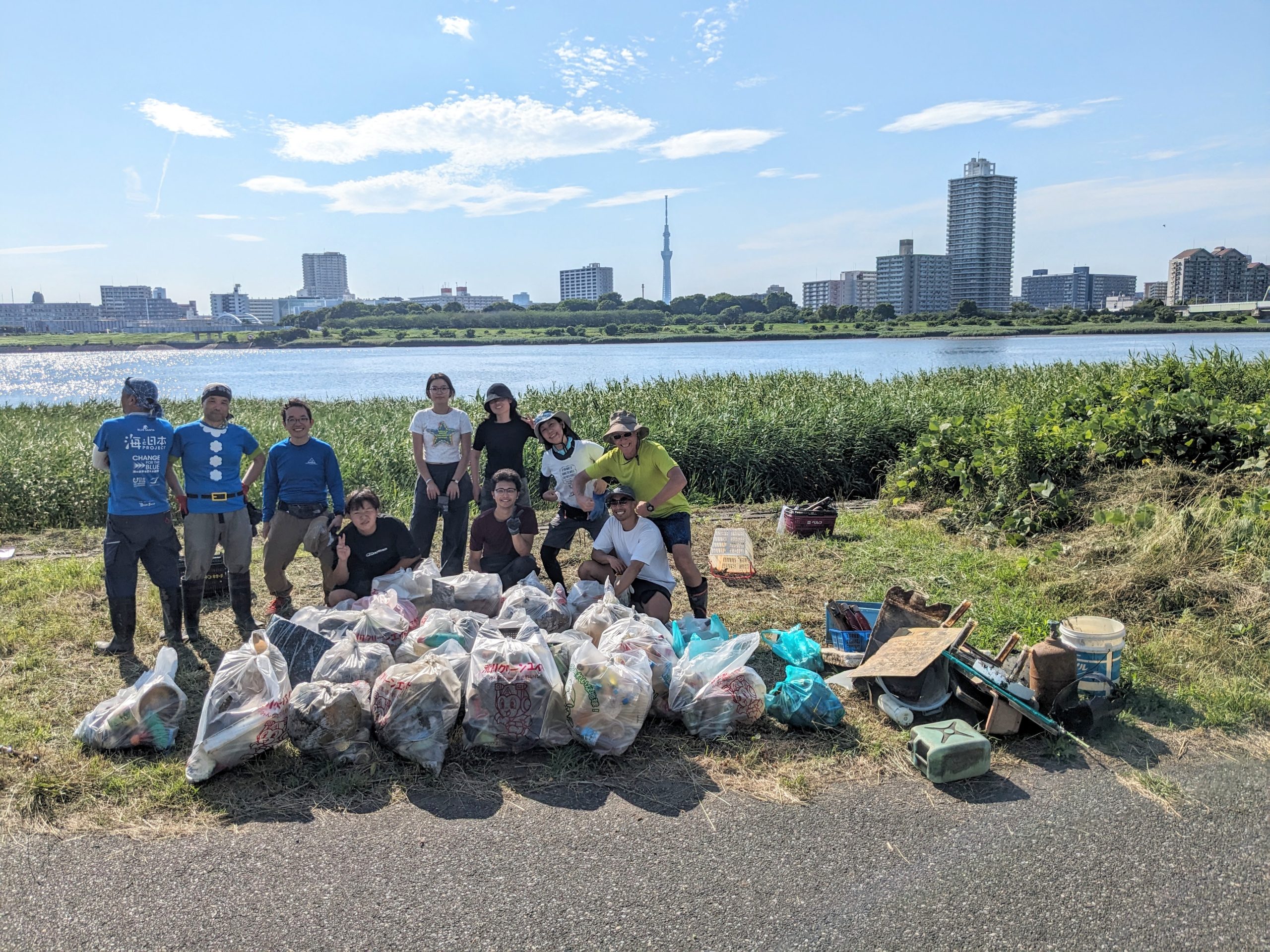 Arakawa River clean up Jun 28, 2025