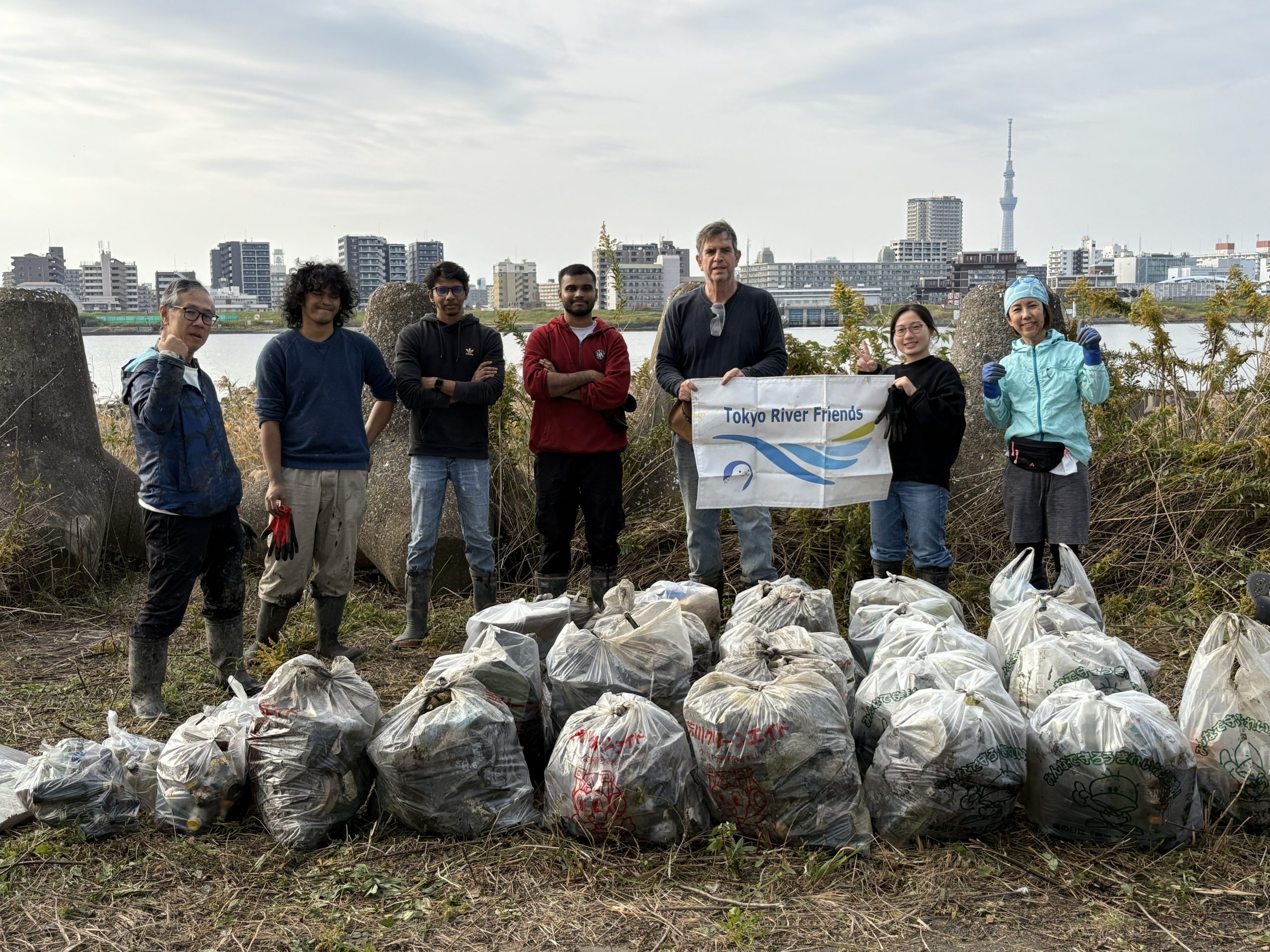 Arakawa River clean up Nov 08, 2025