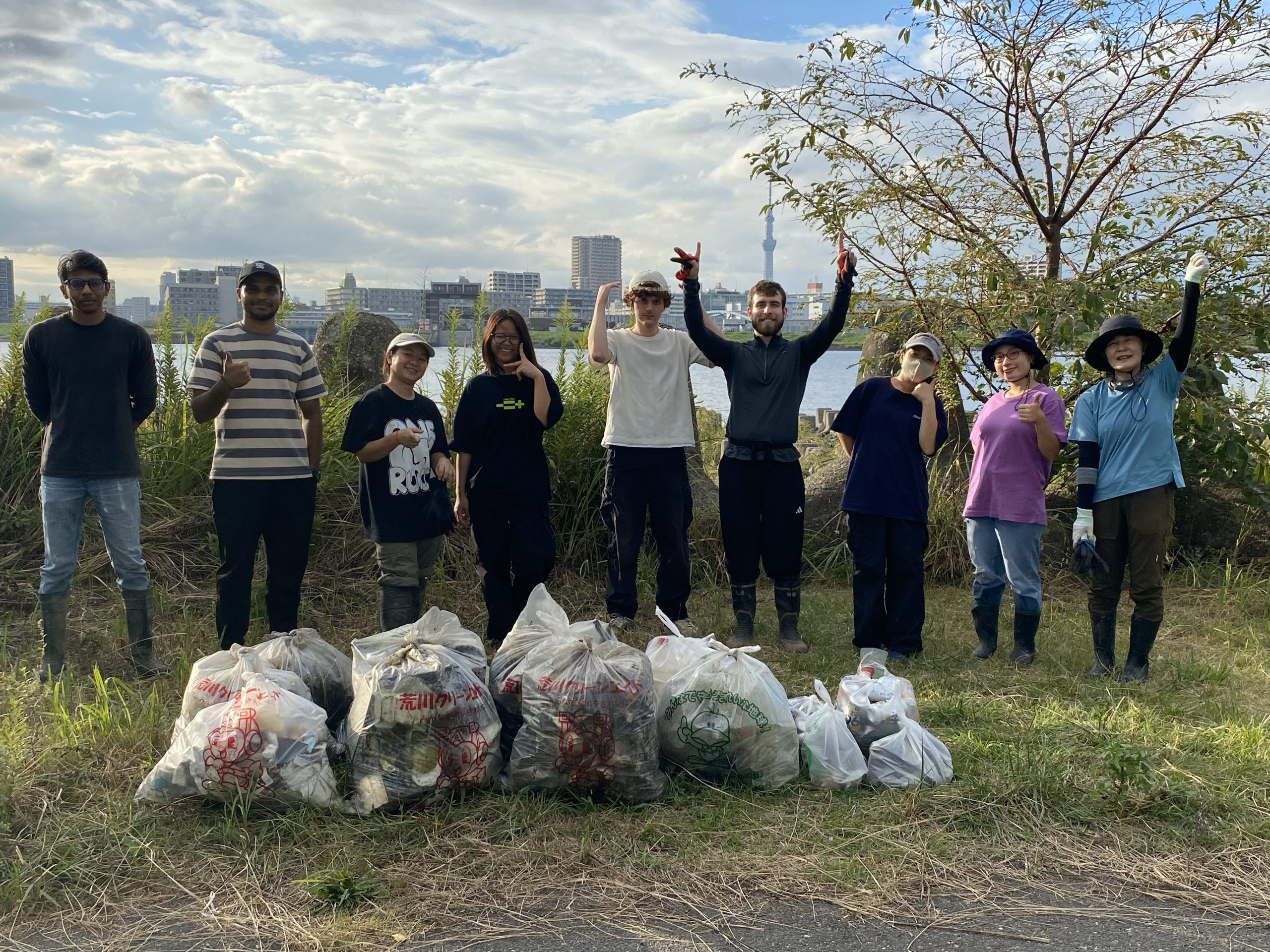 Arakawa River clean up Oct 05, 2025
