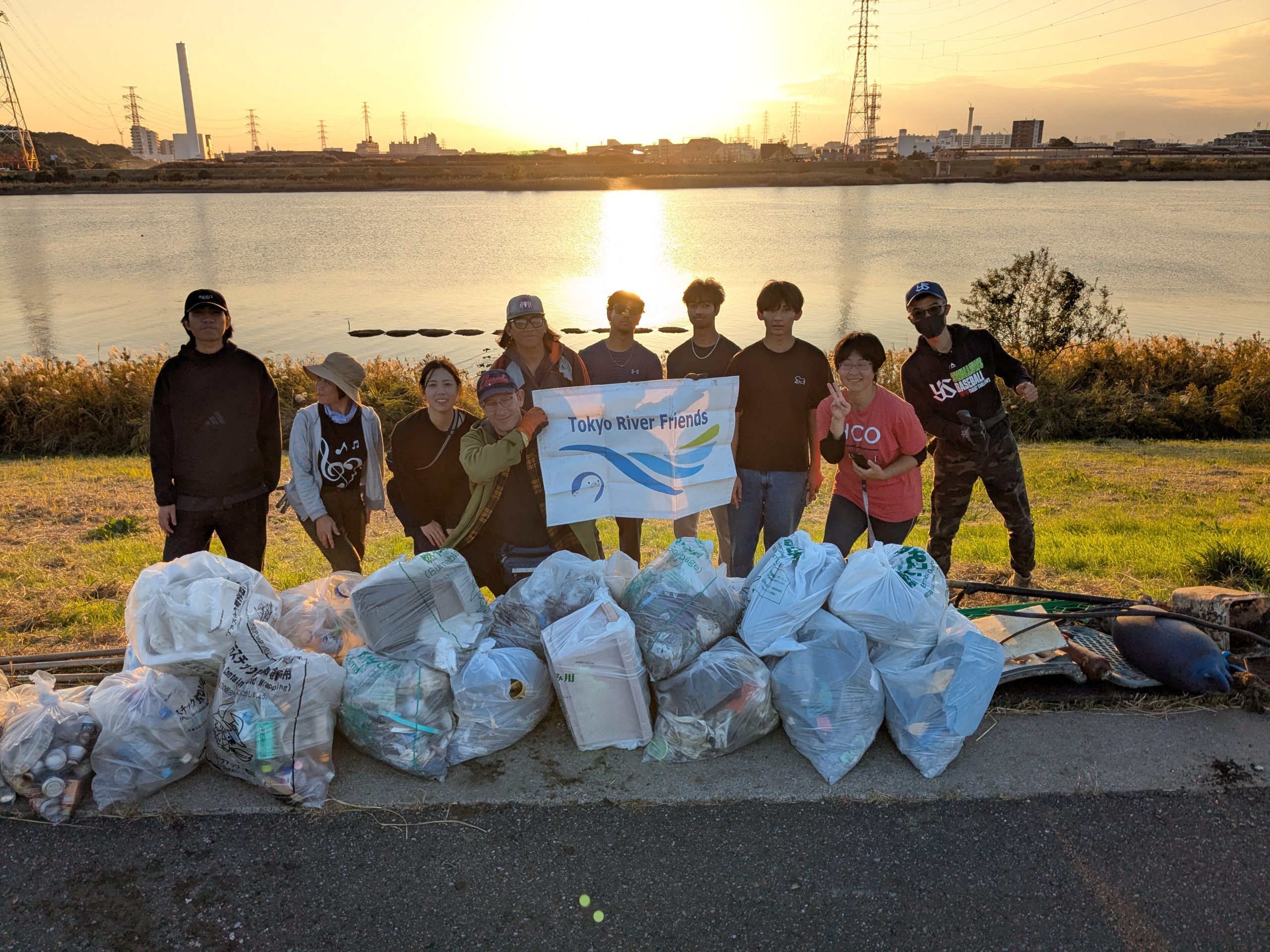 Edogawa River clean up Nov 15, 2025