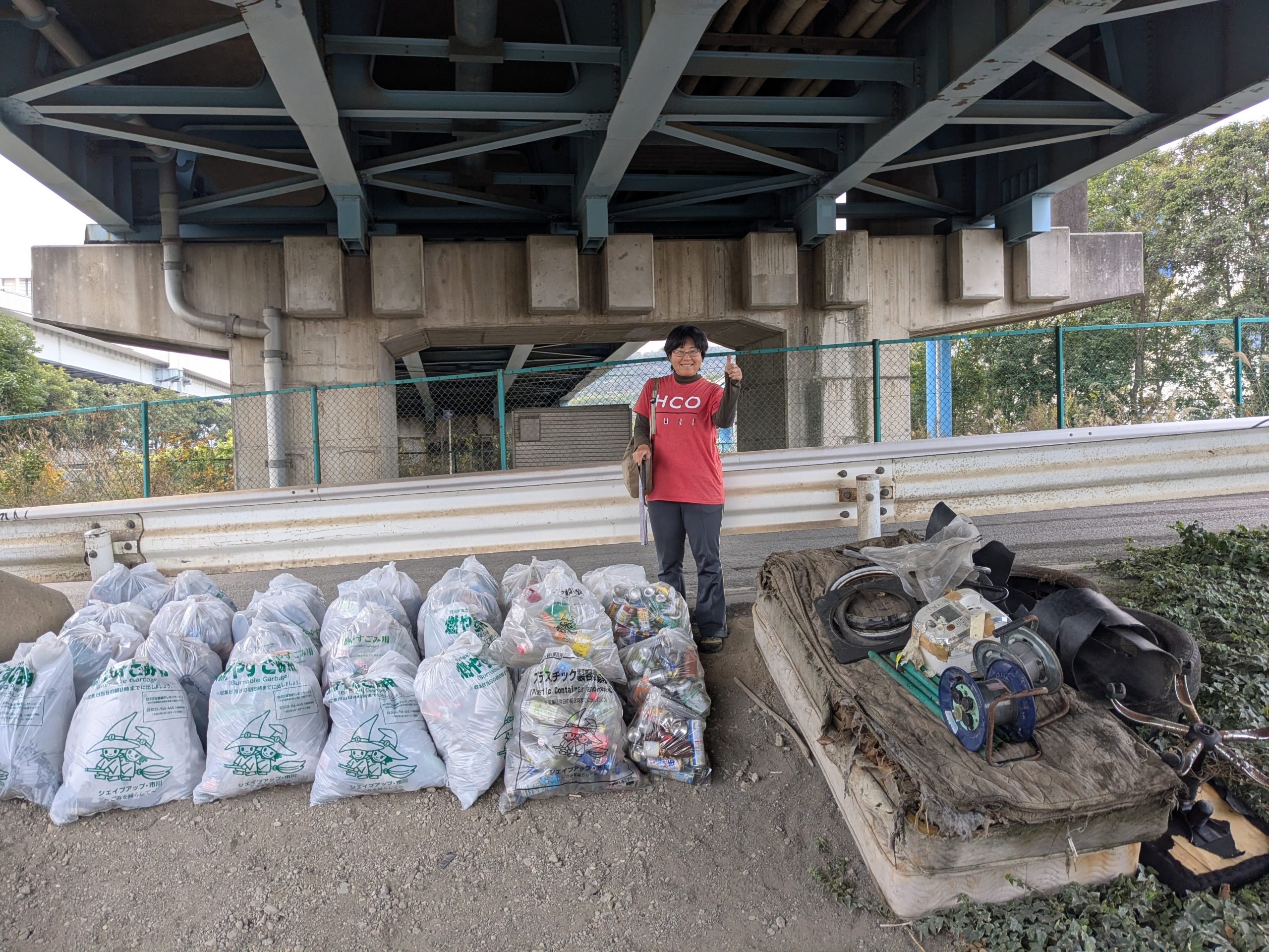 Edogawa River clean up Dec 20, 2025