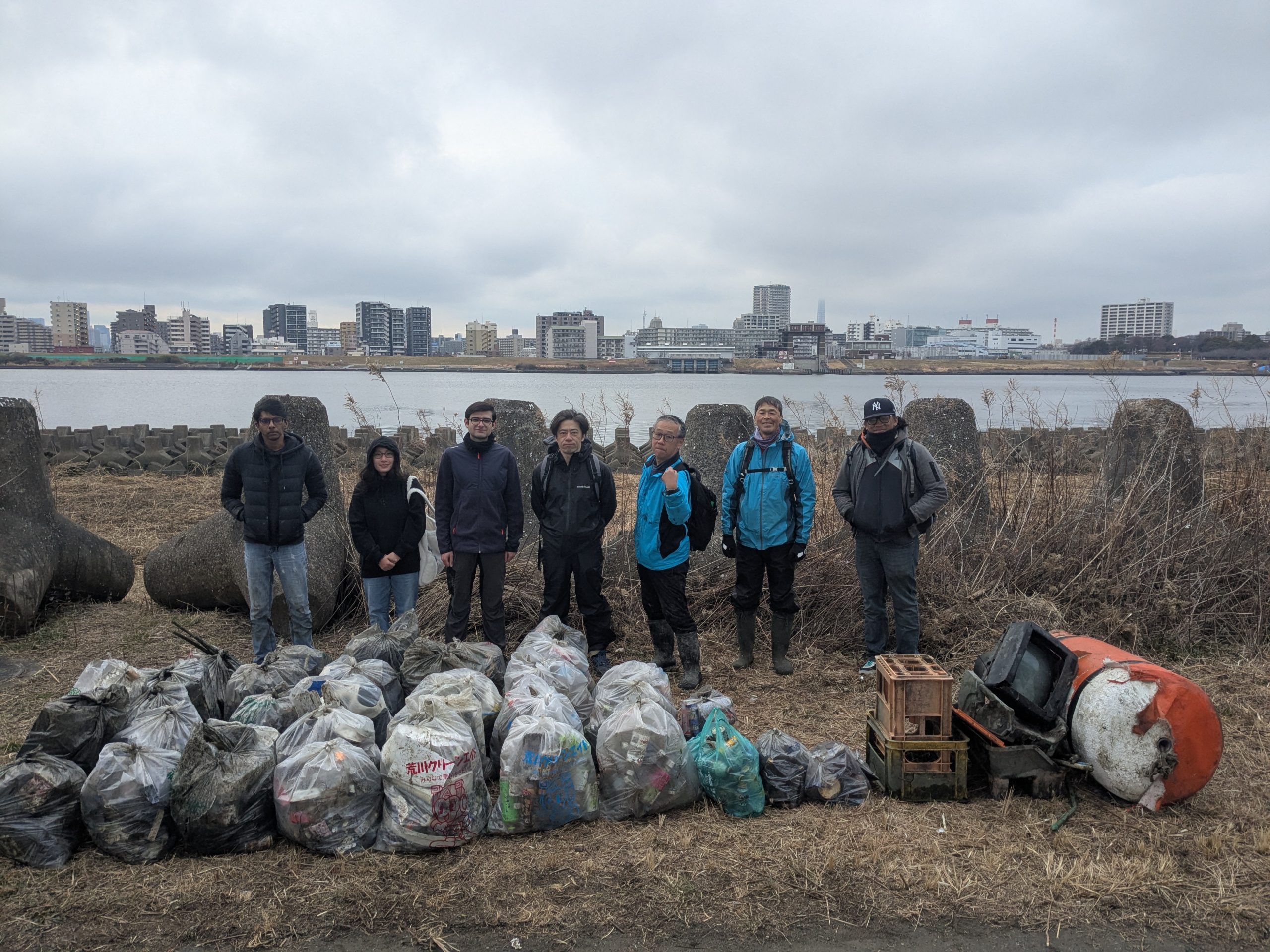 Arakawa River clean up Feb 07, 2026