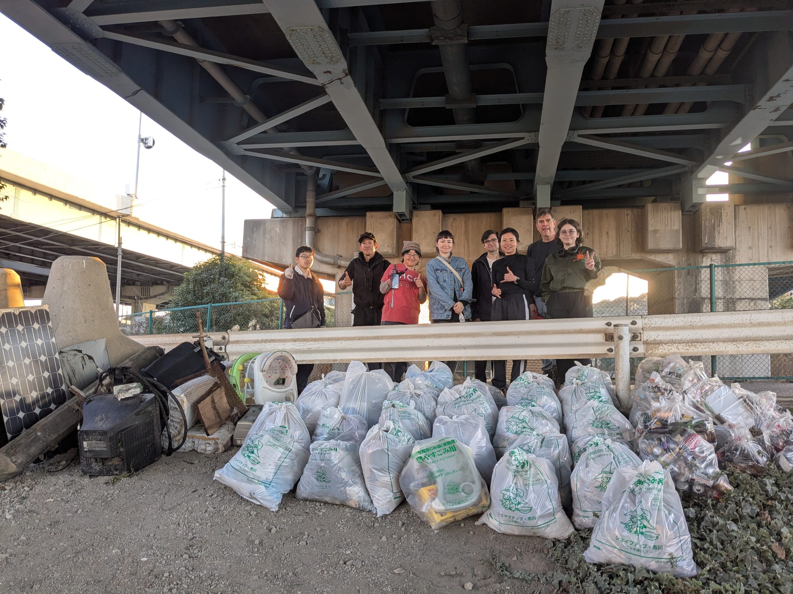 Edogawa River clean up Feb 21, 2026
